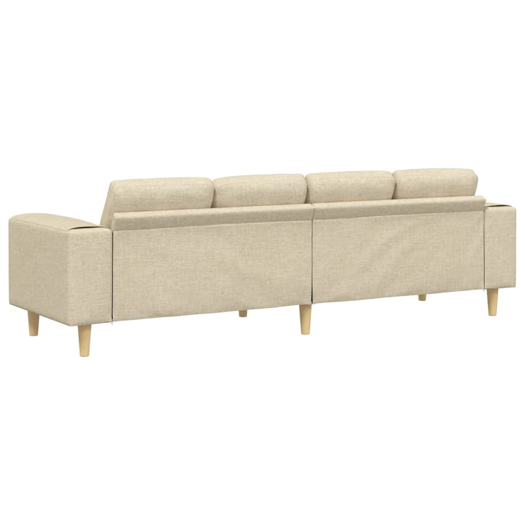 Set de canapea Crem țesătură GartenMobel Dekor