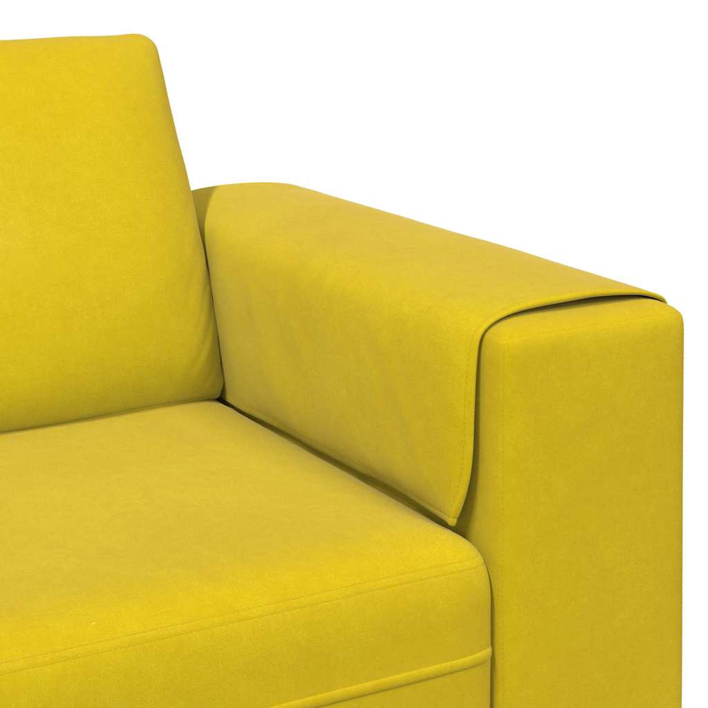 Set de canapea Galben Catifea GartenMobel Dekor