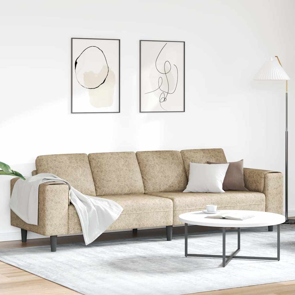 Set de canapea Gri deschis Piele ecologică de suede GartenMobel Dekor
