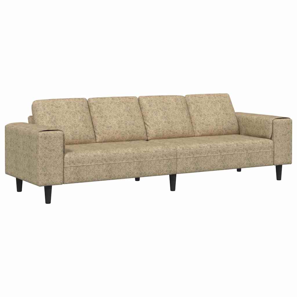Set de canapea Gri deschis Piele ecologică de suede GartenMobel Dekor