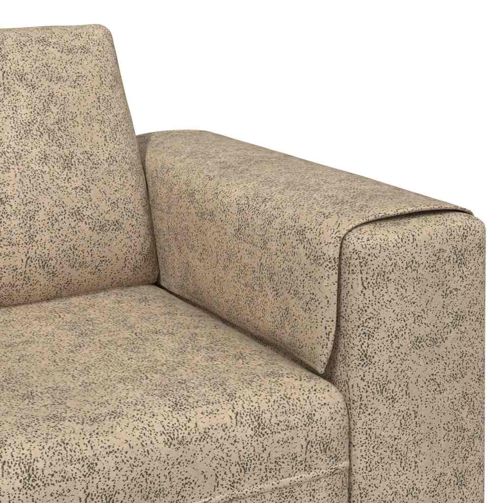 Set de canapea Gri deschis Piele ecologică de suede GartenMobel Dekor