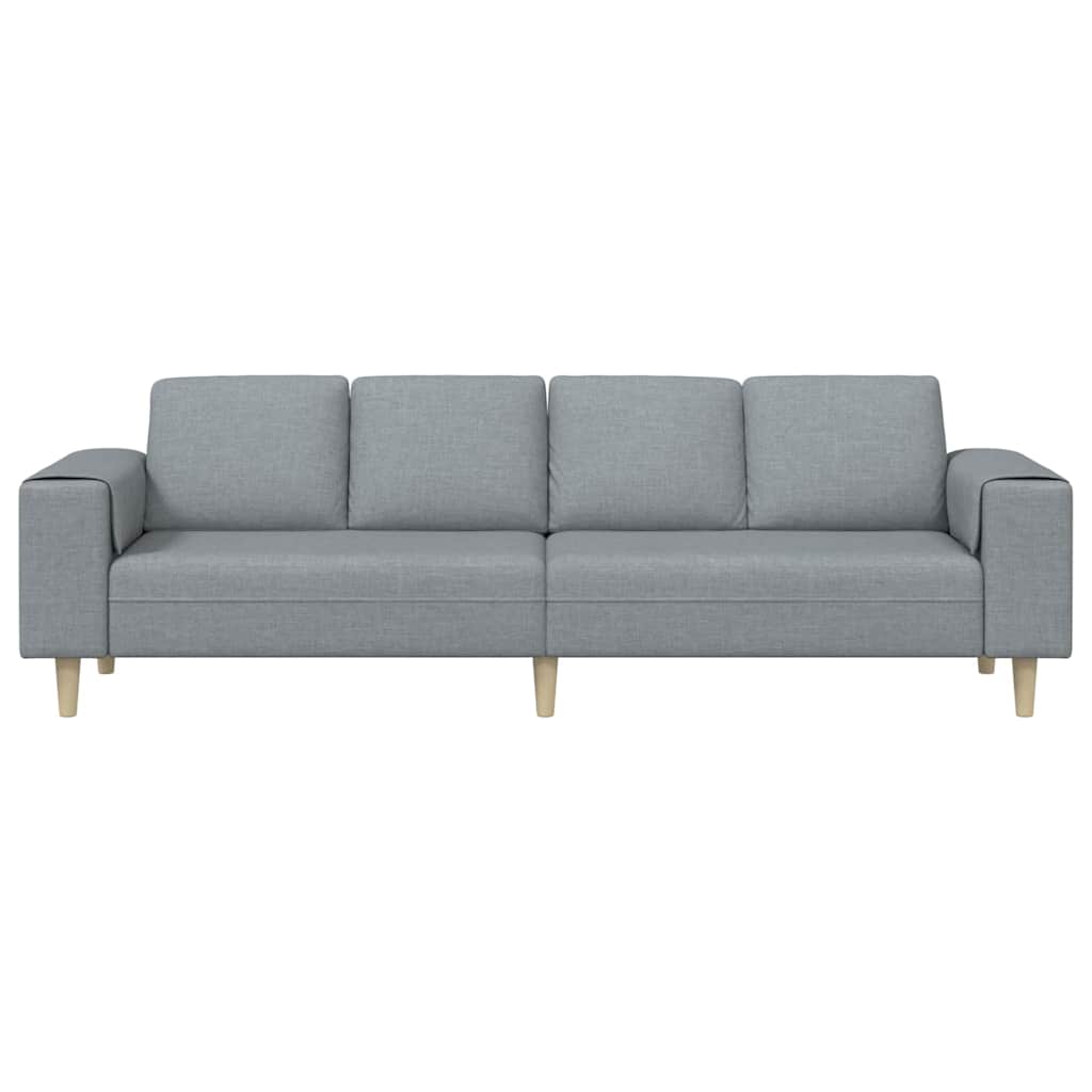 Set de canapea Gri deschis țesătură GartenMobel Dekor