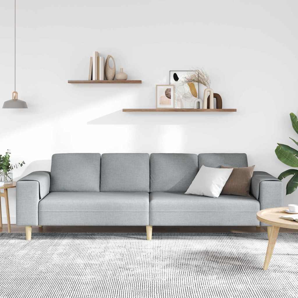 Set de canapea Gri deschis țesătură GartenMobel Dekor