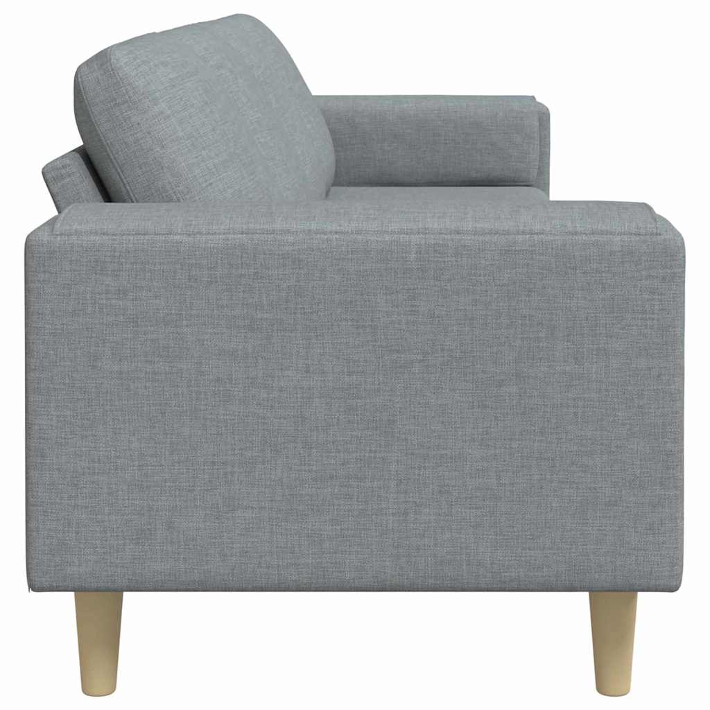 Set de canapea Gri deschis țesătură GartenMobel Dekor