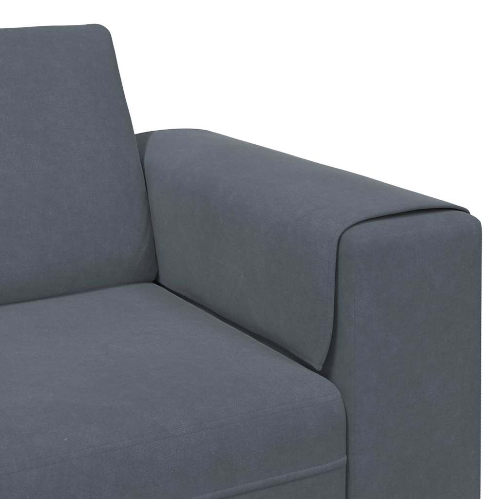 Set de canapea Gri închis Catifea GartenMobel Dekor