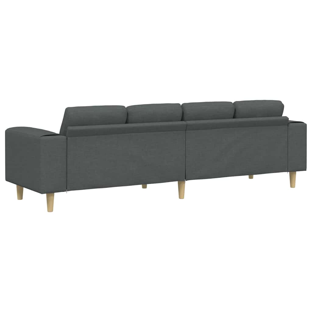 Set de canapea Gri închis țesătură GartenMobel Dekor