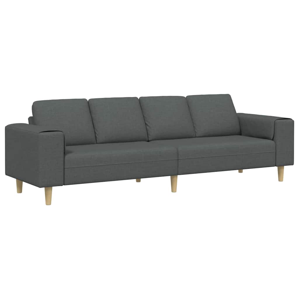 Set de canapea Gri închis țesătură GartenMobel Dekor