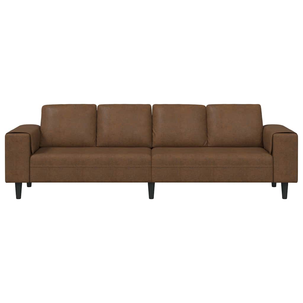 Set de canapea Maro Piele ecologică de suede GartenMobel Dekor