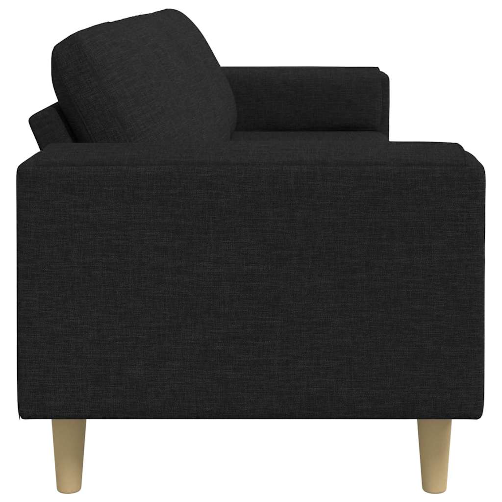 Set de canapea Negru țesătură GartenMobel Dekor