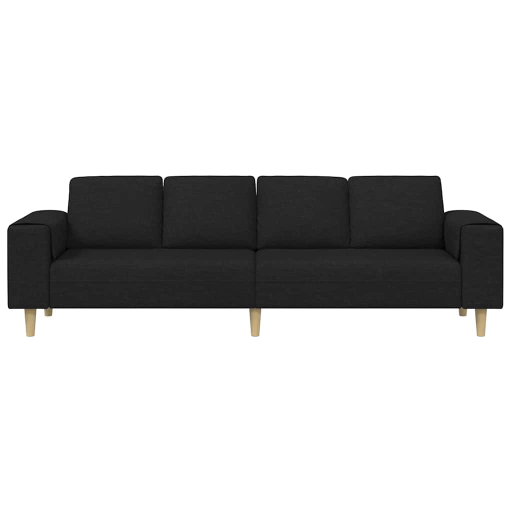 Set de canapea Negru țesătură GartenMobel Dekor