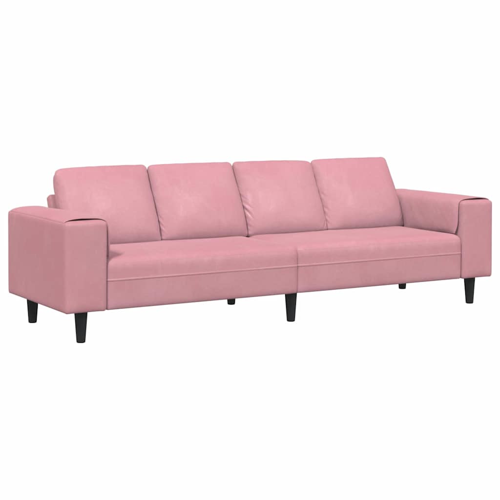 Set de canapea Roz Catifea GartenMobel Dekor