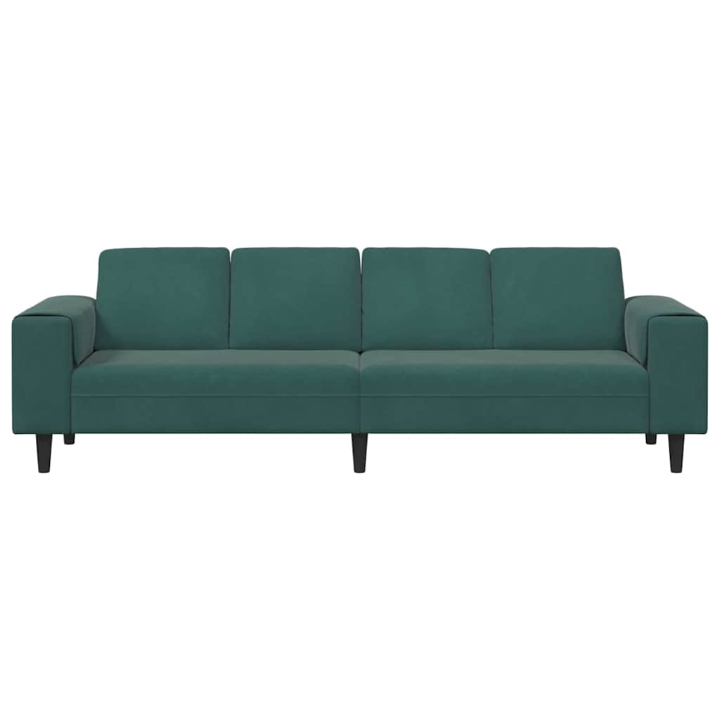 Set de canapea Verde închis Catifea GartenMobel Dekor