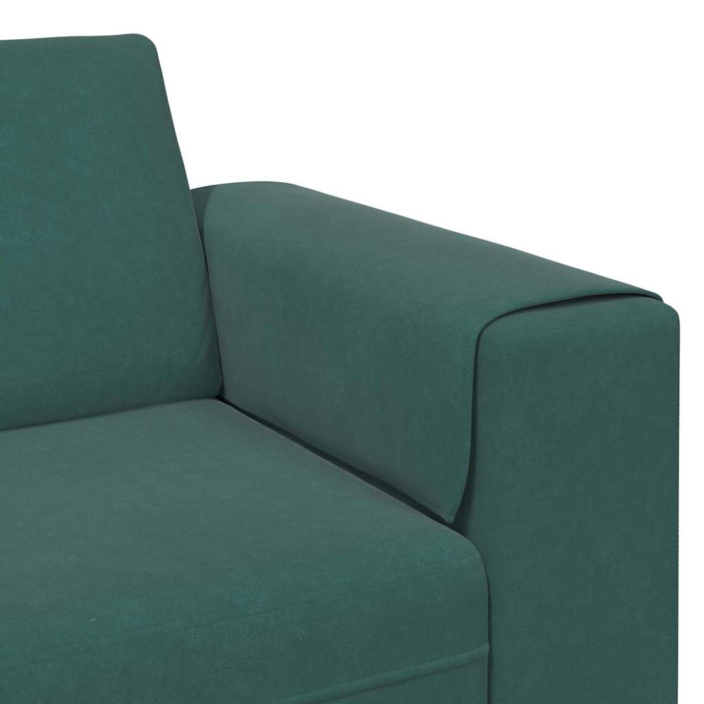 Set de canapea Verde închis Catifea GartenMobel Dekor