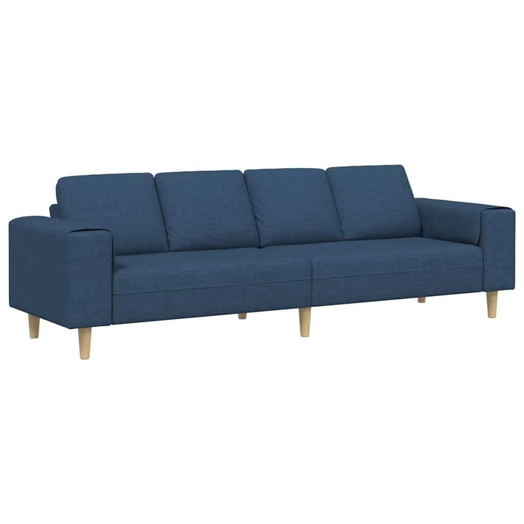 Set de canapea albastru țesătură GartenMobel Dekor