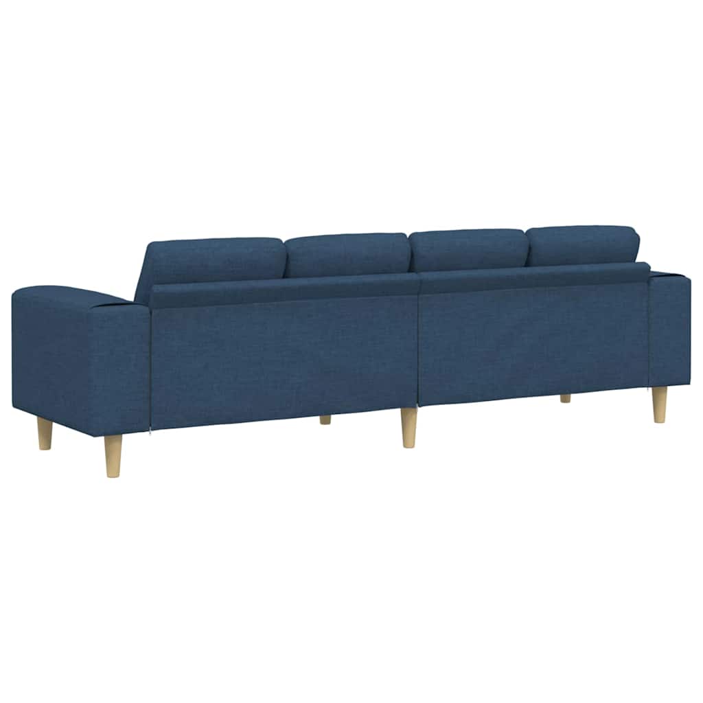 Set de canapea albastru țesătură GartenMobel Dekor