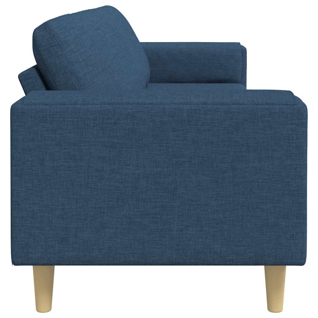 Set de canapea albastru țesătură GartenMobel Dekor