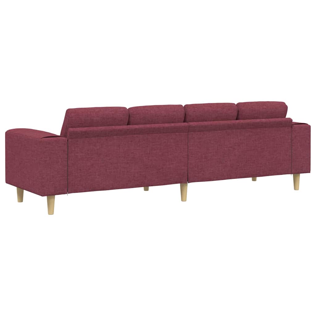 Set de canapea bordo țesătură GartenMobel Dekor
