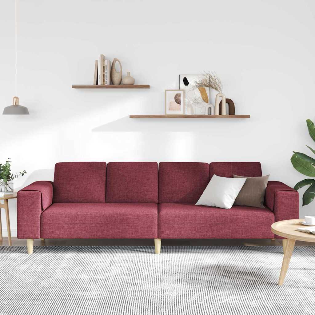 Set de canapea bordo țesătură GartenMobel Dekor