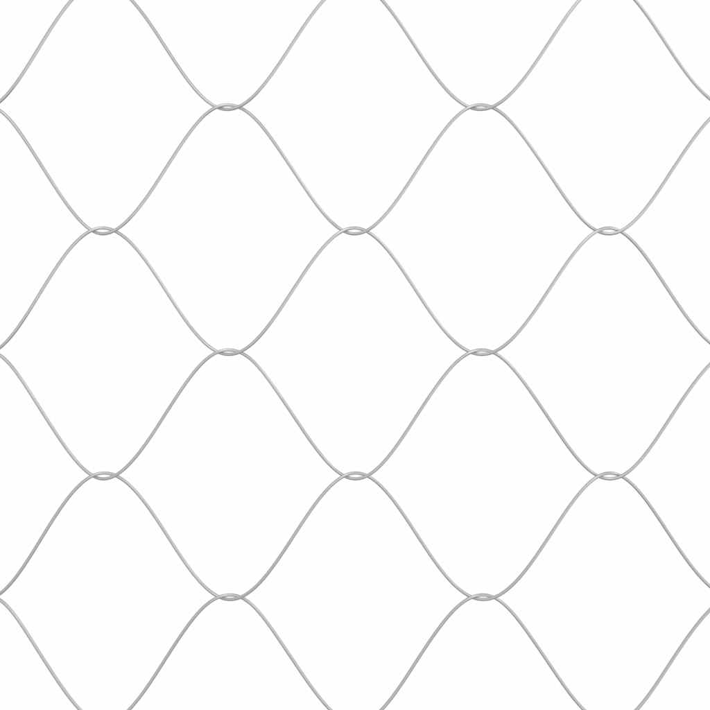 Cușcă pentru câine Argintiu 400 x 200 x 200 cm Oțel Galvanizat GartenMobel Dekor