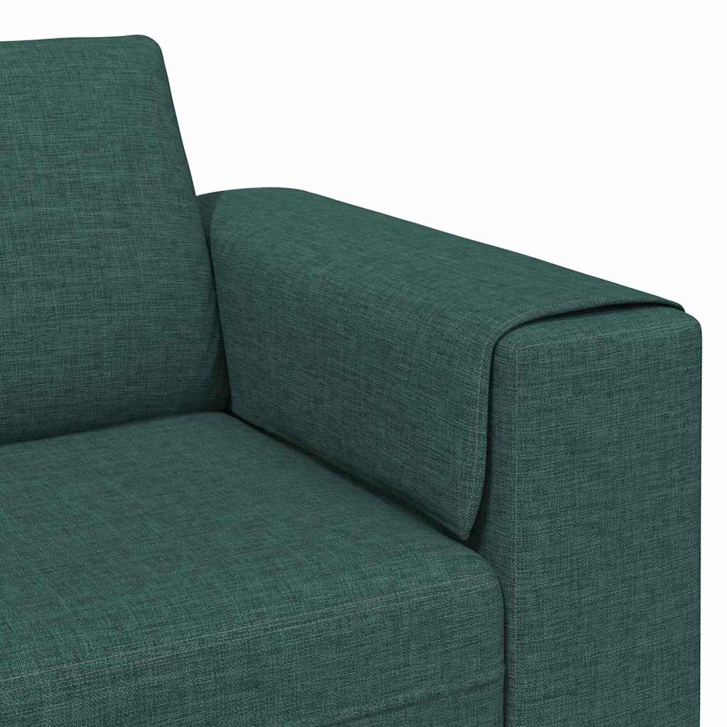 Set de canapea 3 pcs Verde închis țesătură GartenMobel Dekor