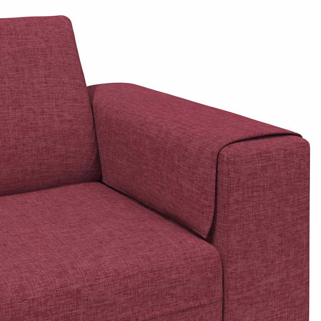 Set de canapea 3 pcs bordo țesătură GartenMobel Dekor