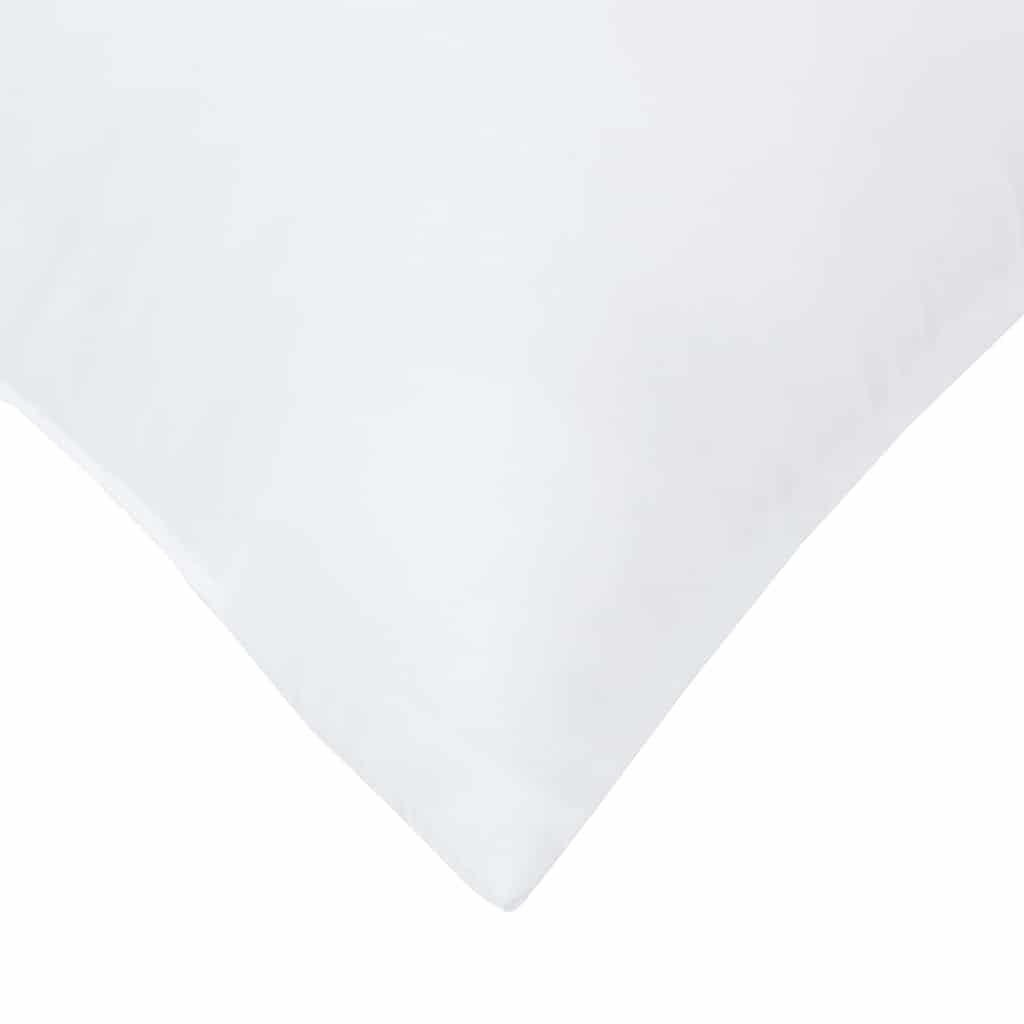 Sacoșă cu perne Argyle cu pernă 3 pcs Alb 240 x 260 cm Microfibră GartenMobel Dekor