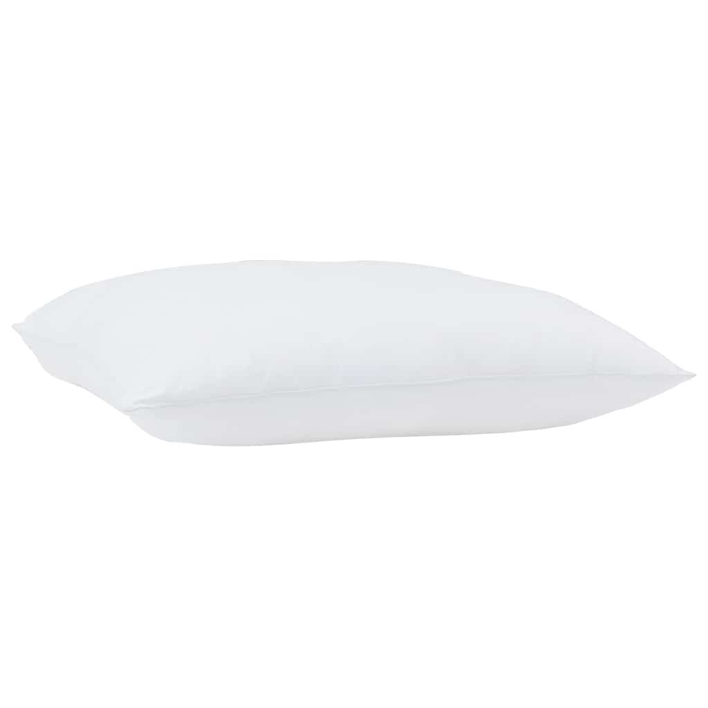 Sacoșă cu perne Argyle cu pernă 3 pcs Alb 240 x 200 cm Microfibră GartenMobel Dekor