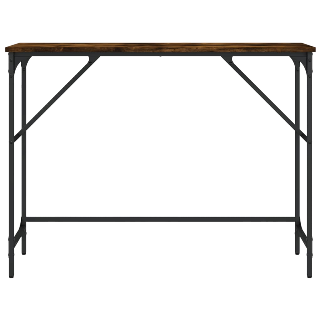 Măsuță consolă, stejar fumuriu, 100x32x75 cm, lemn prelucrat GartenMobel Dekor