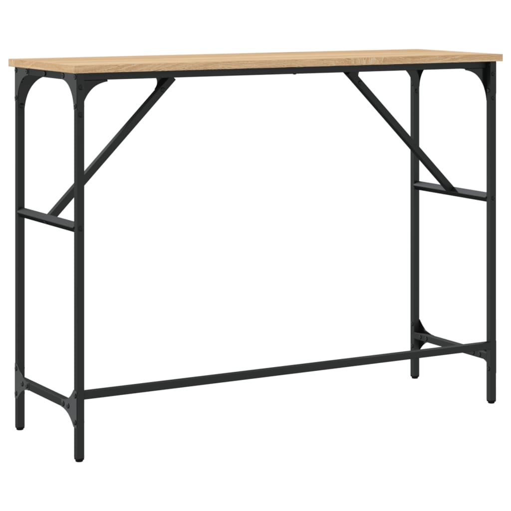 Măsuță consolă, stejar sonoma, 100x32x75 cm, lemn prelucrat GartenMobel Dekor