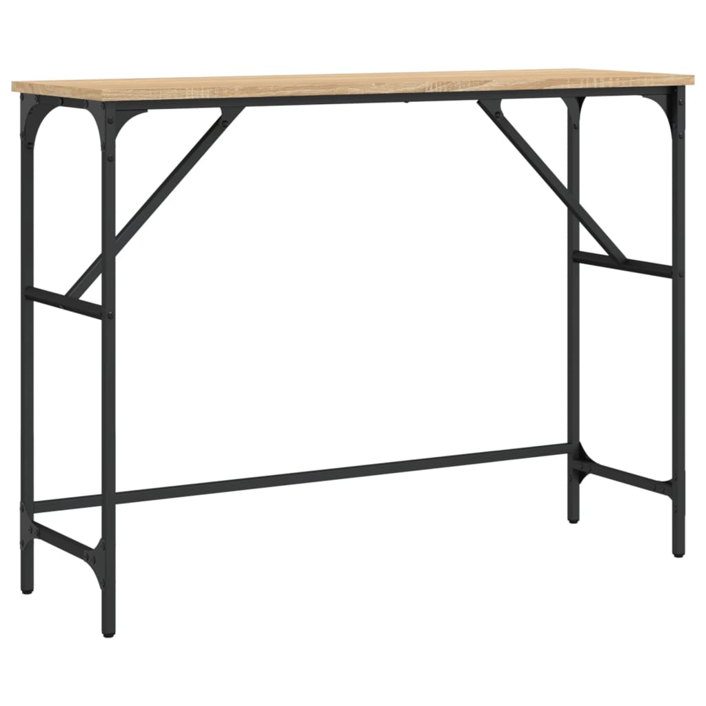 Măsuță consolă, stejar sonoma, 100x32x75 cm, lemn prelucrat GartenMobel Dekor