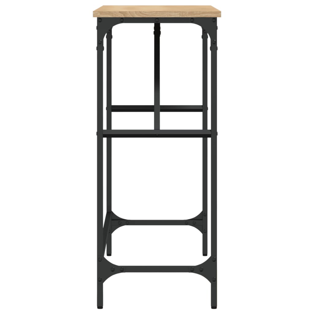 Măsuță consolă, stejar sonoma, 100x32x75 cm, lemn prelucrat GartenMobel Dekor