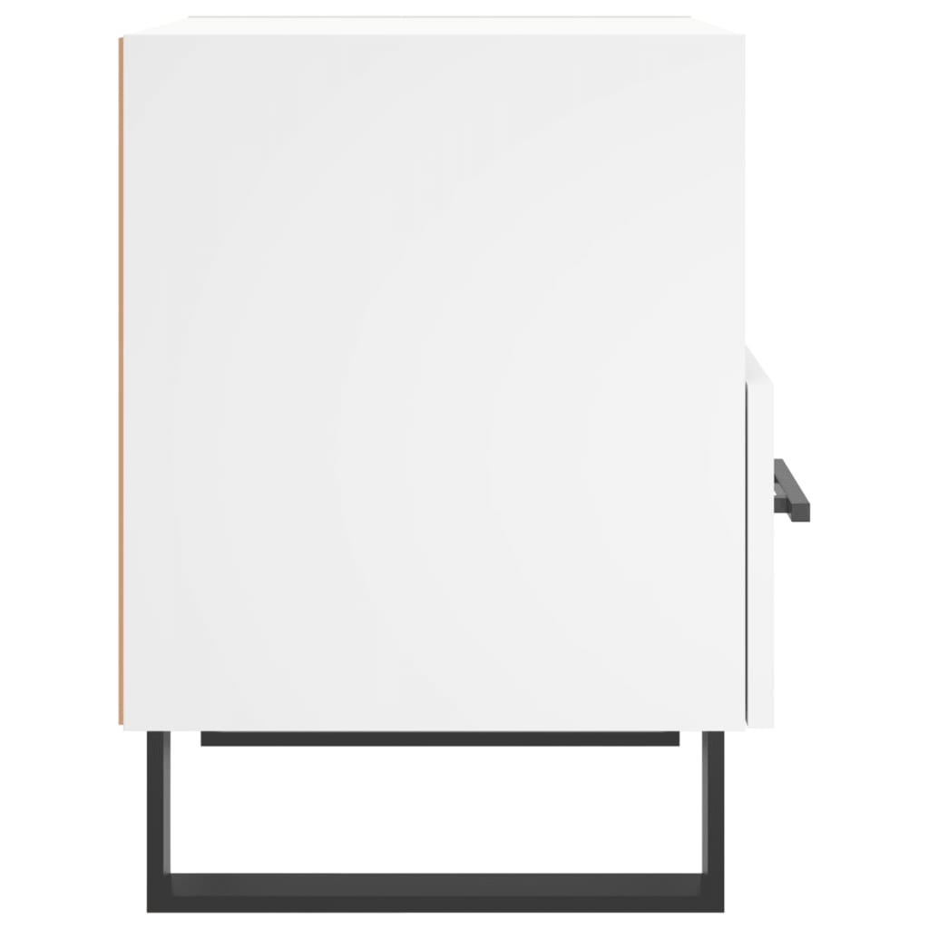 Noptieră, alb, 40x35x47,5 cm, lemn compozit GartenMobel Dekor
