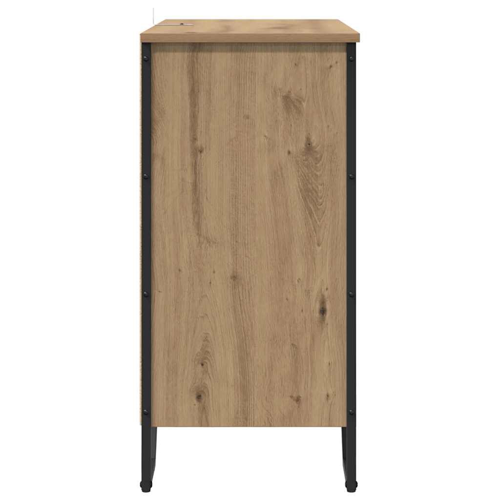 Bufet stejar artizanal 78 x 35.5 x 74.5 cm Lemn compozit GartenMobel Dekor