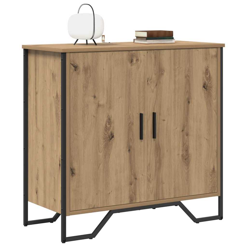 Bufet stejar artizanal 78 x 35.5 x 74.5 cm Lemn compozit GartenMobel Dekor