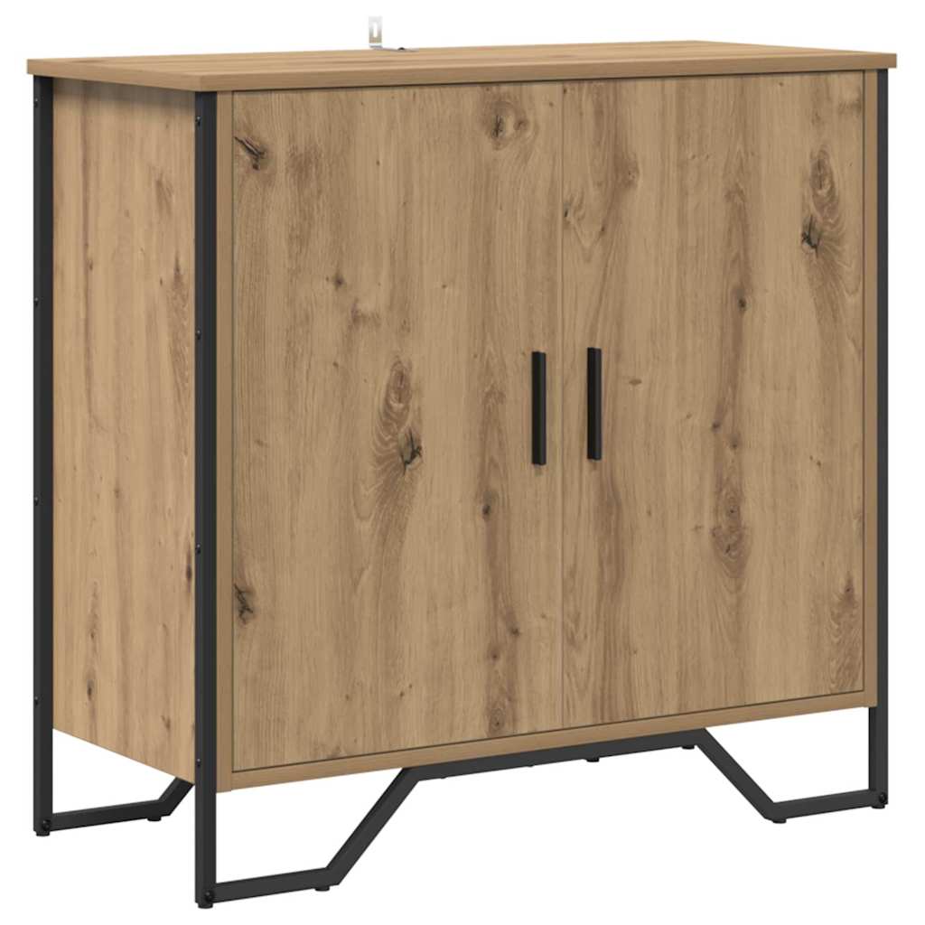 Bufet stejar artizanal 78 x 35.5 x 74.5 cm Lemn compozit GartenMobel Dekor