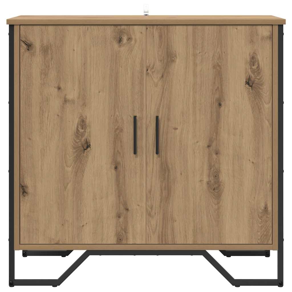Bufet stejar artizanal 78 x 35.5 x 74.5 cm Lemn compozit GartenMobel Dekor