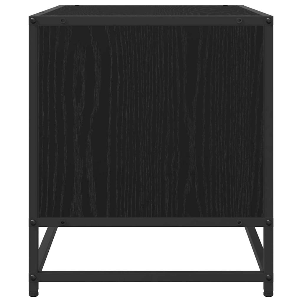 Cabinet TV Stejar negru 61 x 40 x 46 cm Lemn compozit GartenMobel Dekor