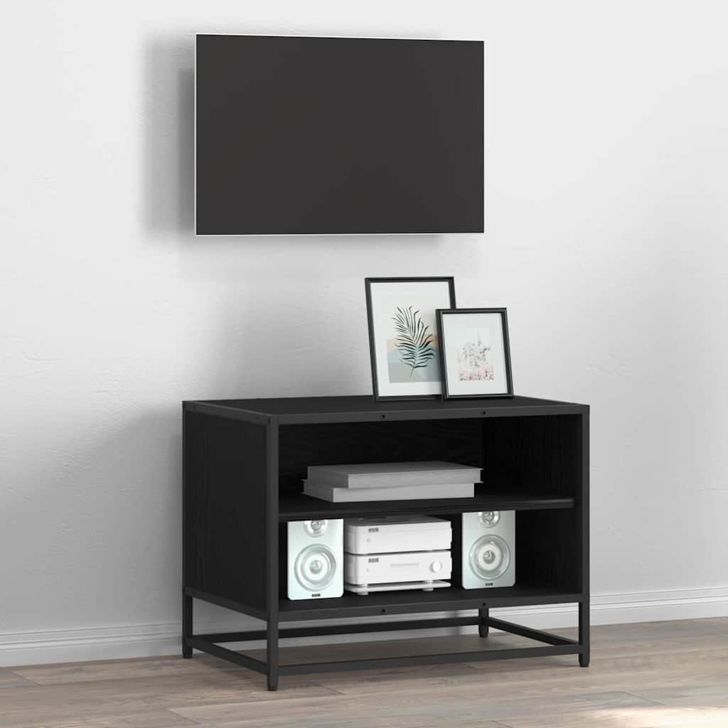 Cabinet TV Stejar negru 61 x 40 x 46 cm Lemn compozit GartenMobel Dekor