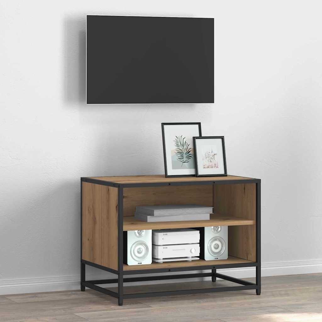 Cabinet TV stejar artizanal 61 x 40 x 46 cm Lemn compozit GartenMobel Dekor