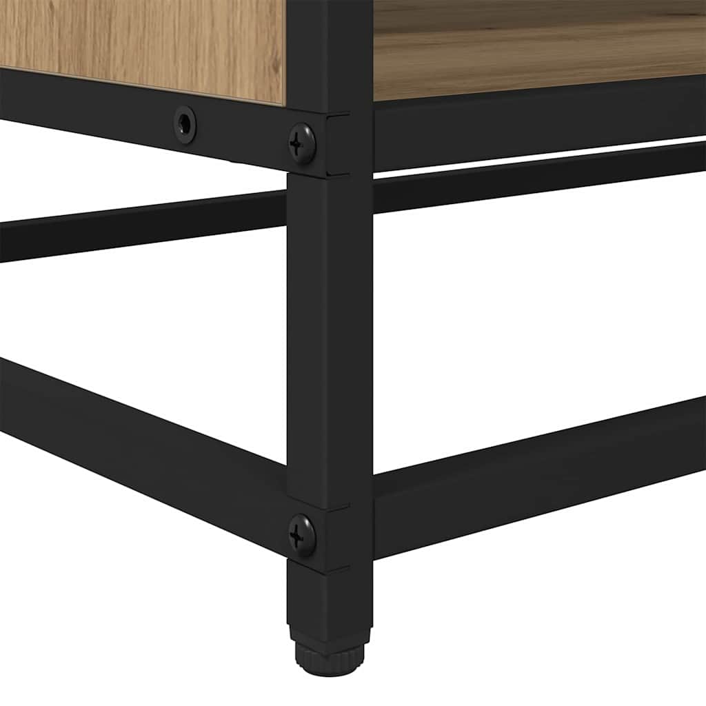 Cabinet TV stejar artizanal 61 x 40 x 46 cm Lemn compozit GartenMobel Dekor