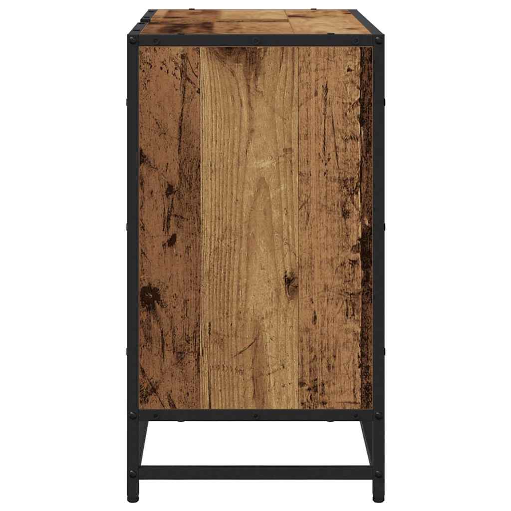 Dulap pentru Chiuveta de Baie cu ușă Lemn vechi 65 x 33 x 60 cm GartenMobel Dekor