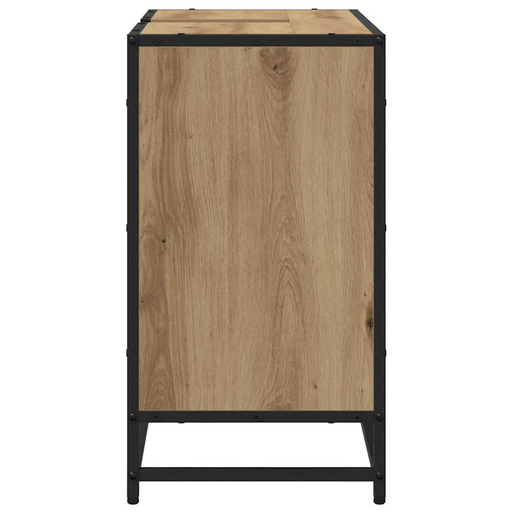 Dulap pentru Chiuveta de Baie stejar artizanal 65 x 33 x 60 cm GartenMobel Dekor