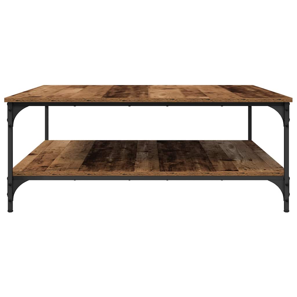 Masă de cafea Lemn vechi 100 x 100 x 40 cm Lemn compozit GartenMobel Dekor