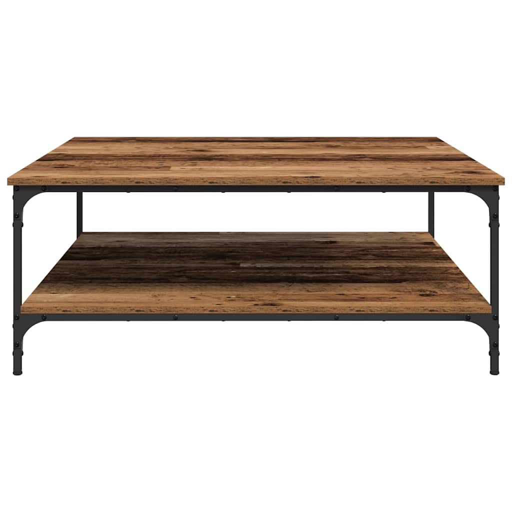 Masă de cafea Lemn vechi 100 x 100 x 40 cm Lemn compozit GartenMobel Dekor