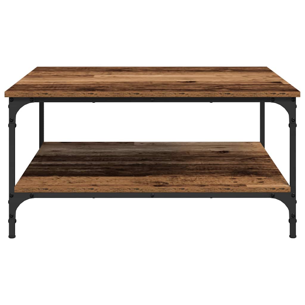 Masă de cafea Lemn vechi 80 x 80 x 40 cm Lemn compozit GartenMobel Dekor