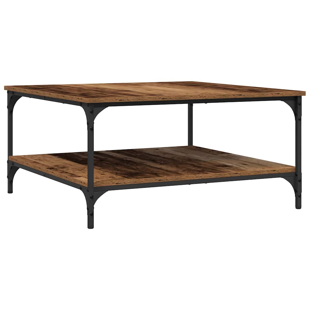 Masă de cafea Lemn vechi 80 x 80 x 40 cm Lemn compozit GartenMobel Dekor