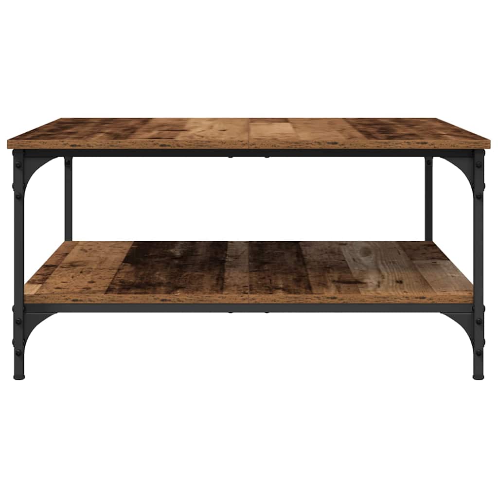 Masă de cafea Lemn vechi 80 x 80 x 40 cm Lemn compozit GartenMobel Dekor