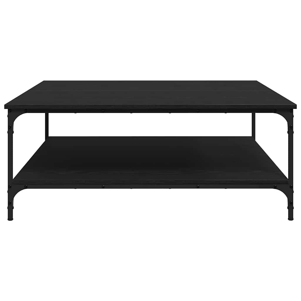 Masă de cafea Stejar negru 100 x 100 x 40 cm Lemn compozit GartenMobel Dekor