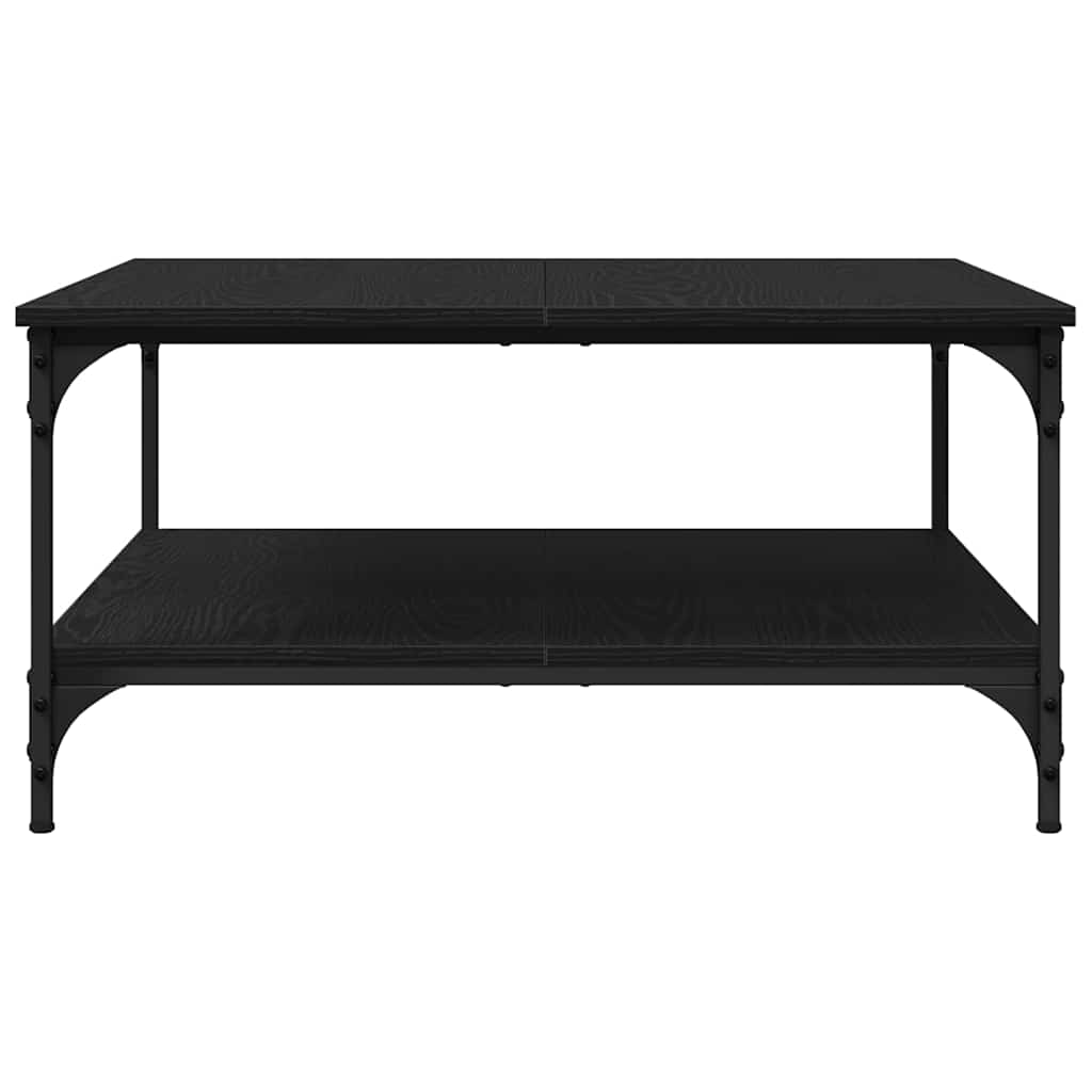 Masă de cafea Stejar negru 80 x 80 x 40 cm Lemn compozit GartenMobel Dekor