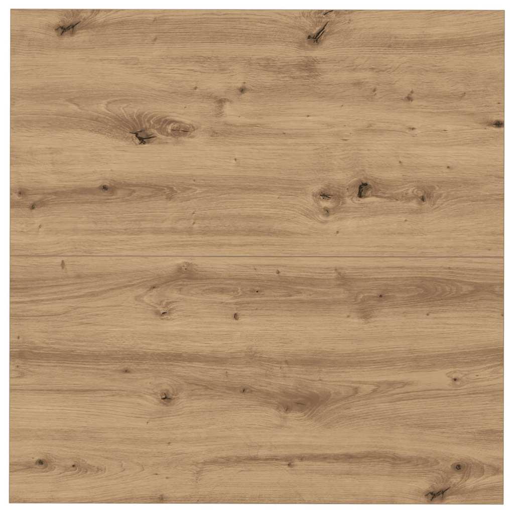 Masă de cafea stejar artizanal 80 x 80 x 40 cm Lemn compozit GartenMobel Dekor